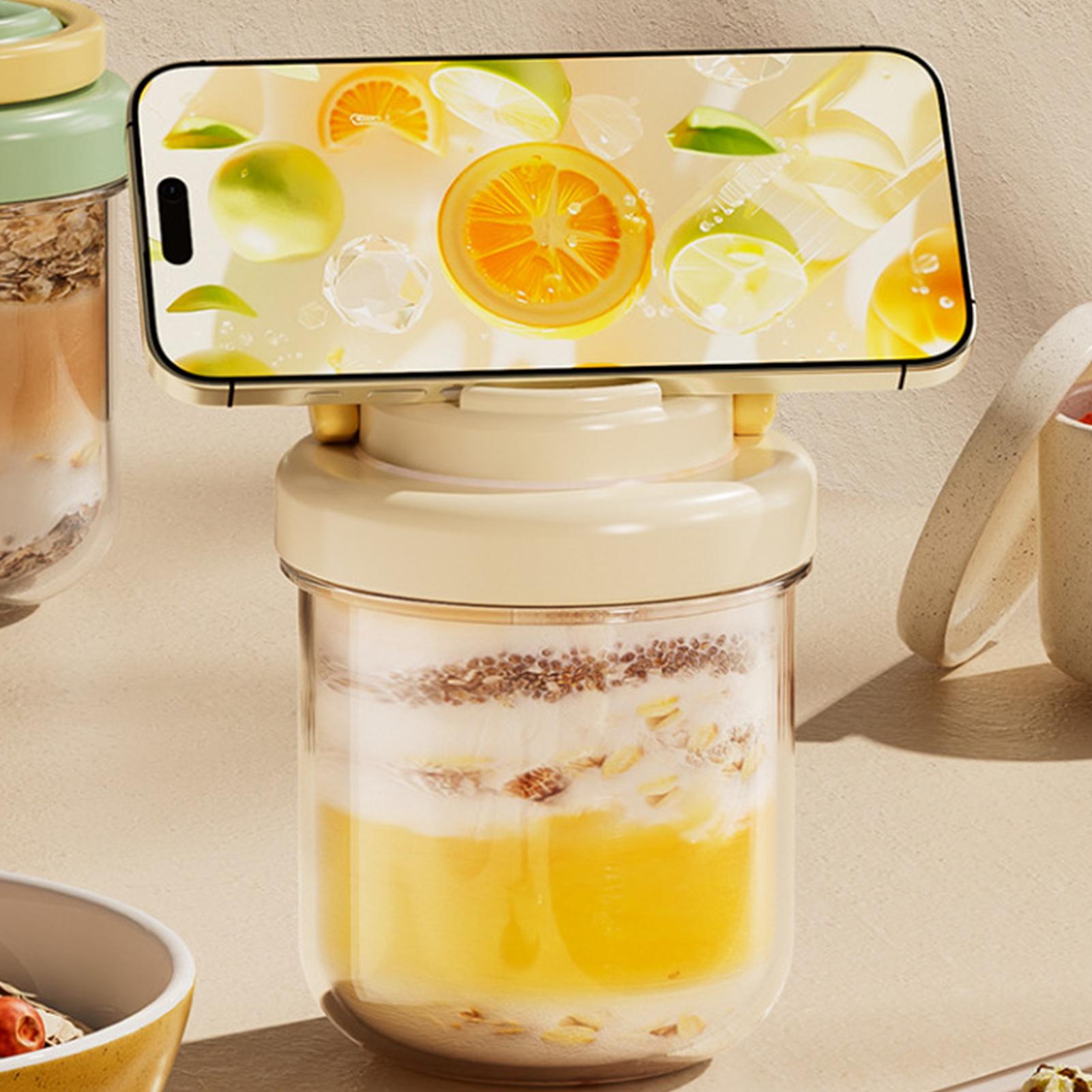 Airtight Cereal Jar - Kapaklı Cam Kavanoz 400ml Hava Geçirmez