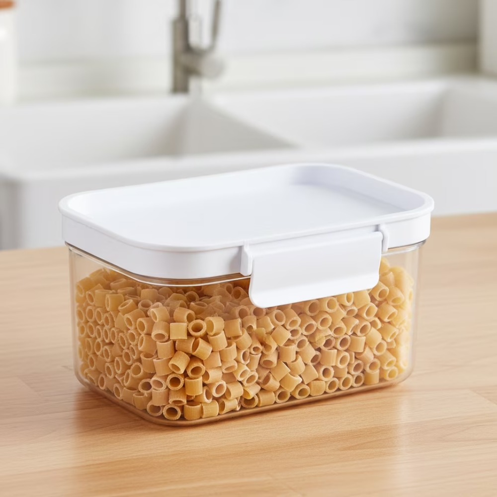 Food Storage For Pantry - Küçük Dikdörtgen Plastik Kiler Gıda Saklama