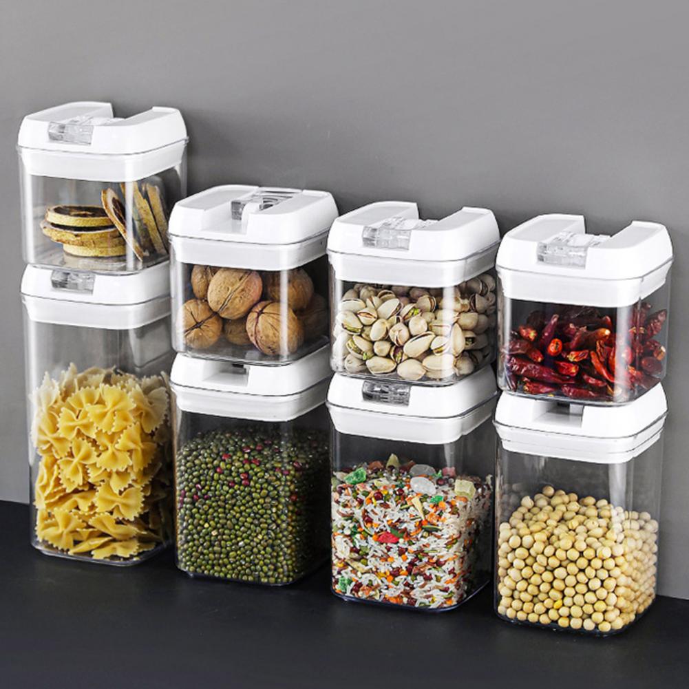 Airtight Cereal Jar - Mühürlü Plastik Gıda Saklama Kutusu Mutfak