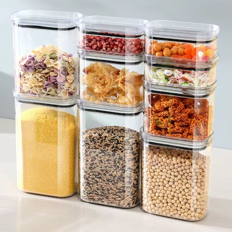 Airtight Cereal Jar - Mühürlü Kavanoz Mutfak Dolabı Düzenleyici Tahıl