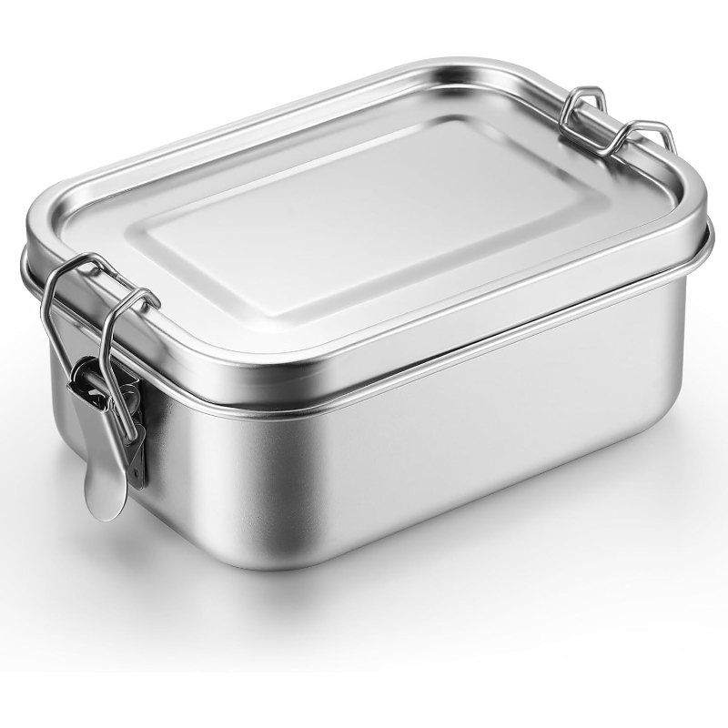 Food Storage Prep Containers - Paslanmaz Çelik Gıda Saklama Kapları Kapaklı