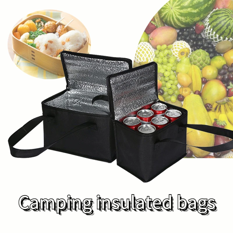 Food Storage Zipper - 2023 Taşınabilir Termal Yalıtımlı Soğutucu Çanta