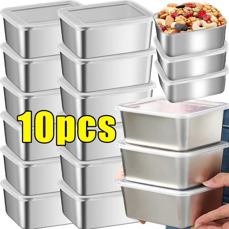 Food Storage Meals - Paslanmaz Çelik Gıda Saklama Kapları
