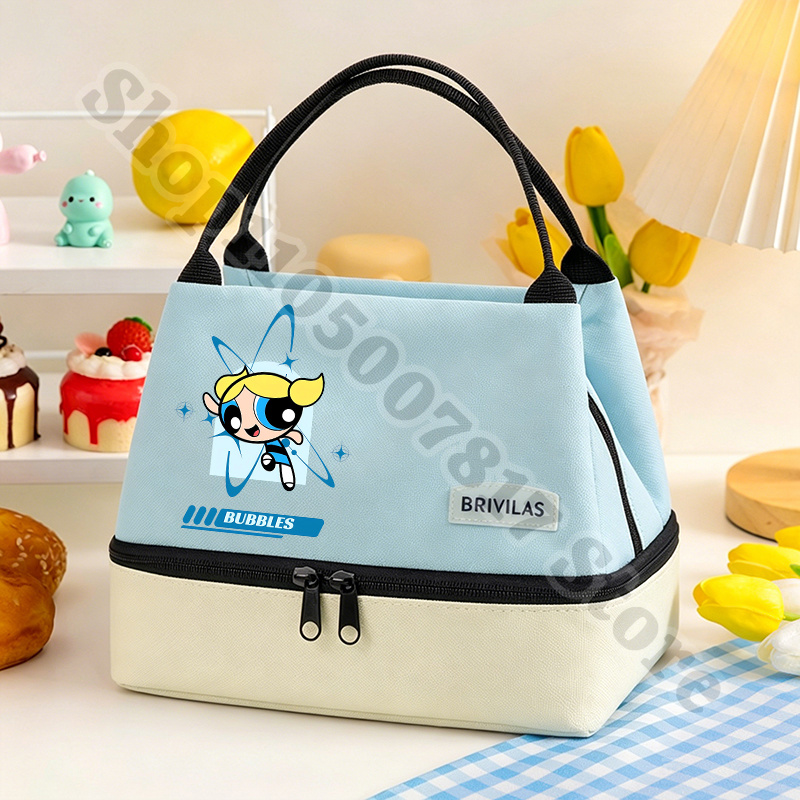 Food Storage Zipper - Kawaii Powerpuffs Kızlar Anime Zip yemek