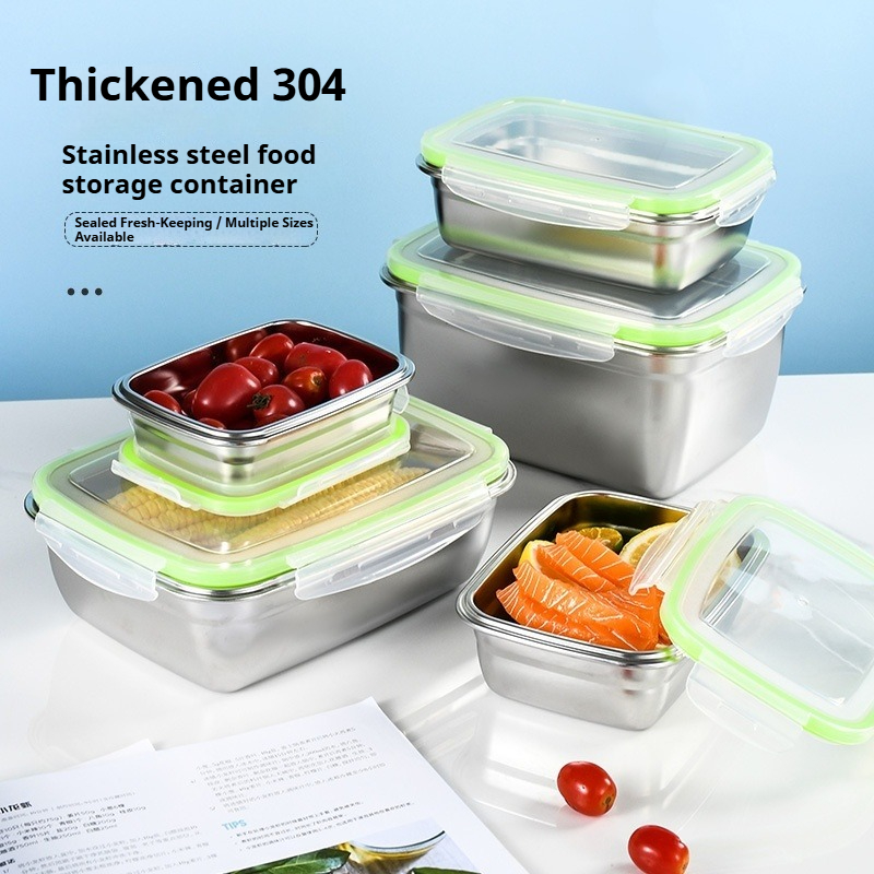 Food Storage Meals - 304 Paslanmaz Çelik Öğle Yemeği Kutusu