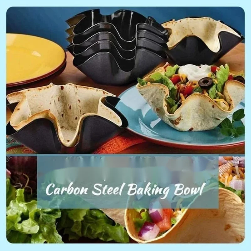 Food Storage Temperature - Petal şekli karbon çelik pişirme kase