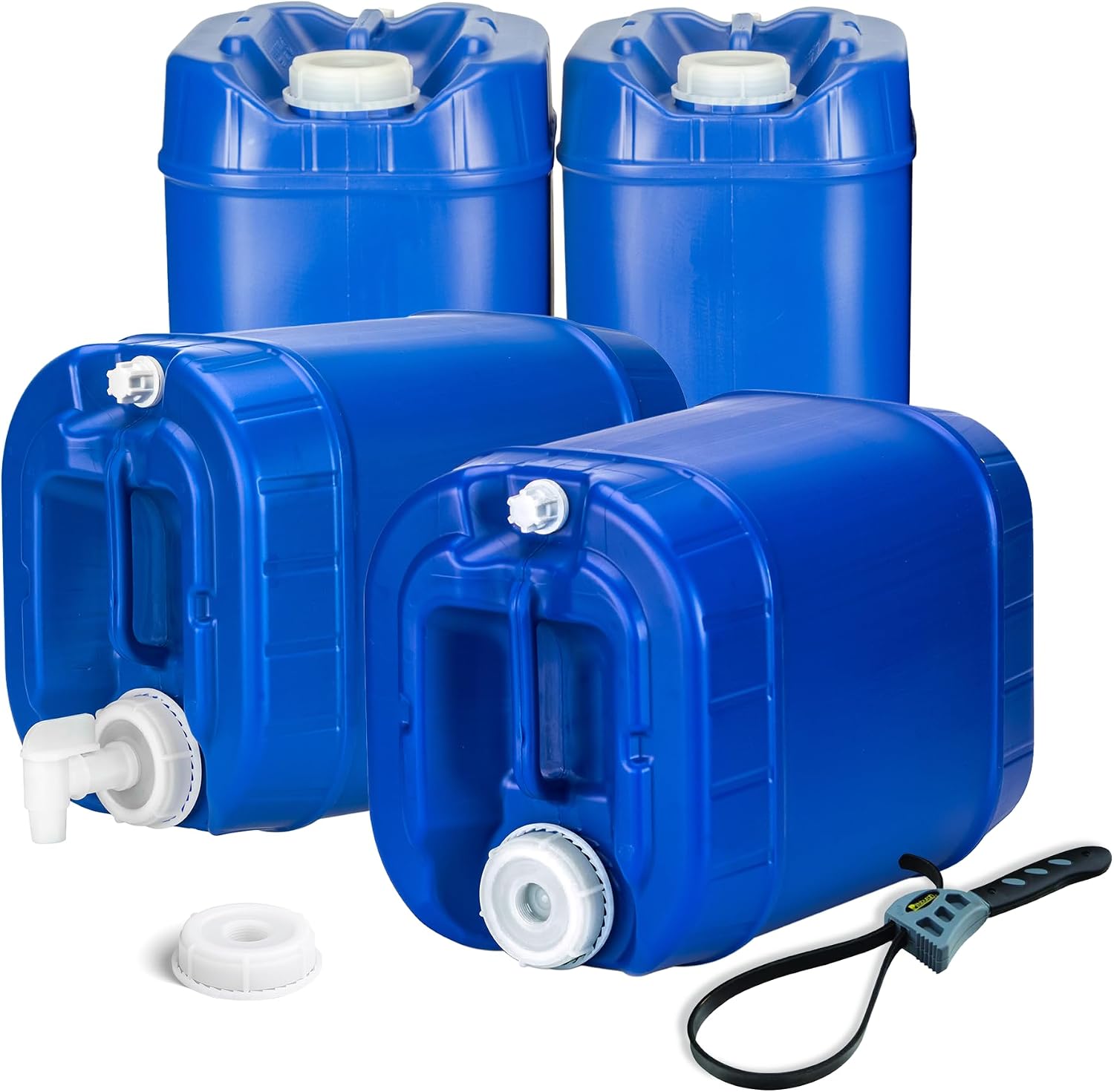Food Storage Emergency - İstiflenebilir Acil Durum Su Depolama Kapları,
