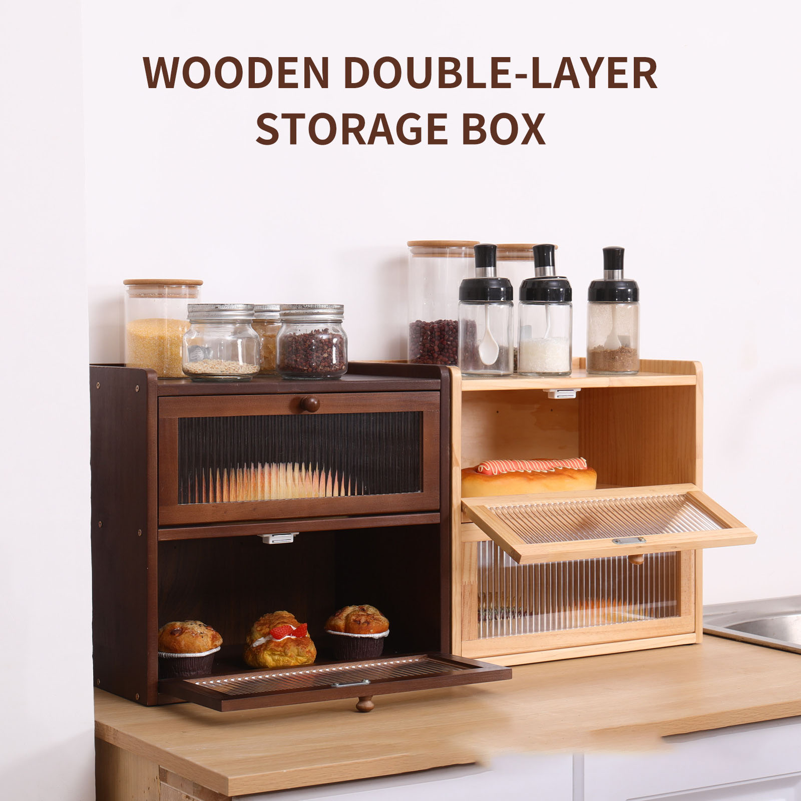 Food Storage Acrylic Containers - Ekmek Kutusu Ev Yapımı Ekmek Saklama