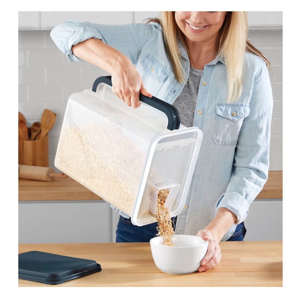 Food Storage For Pantry - Büyük Kapasiteli Plastik Gıda Saklama Kabı,
