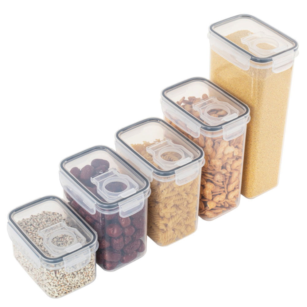 Airtight Cereal Jar - Mühürlü Plastik Gıda Saklama Kutusu Tahıl