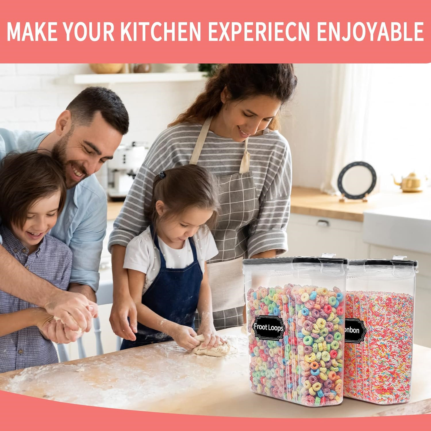 2.5L Tahıl Saklama Kapları Kap - Food Storage Acrylic Containers incelemesi ve fiyatı