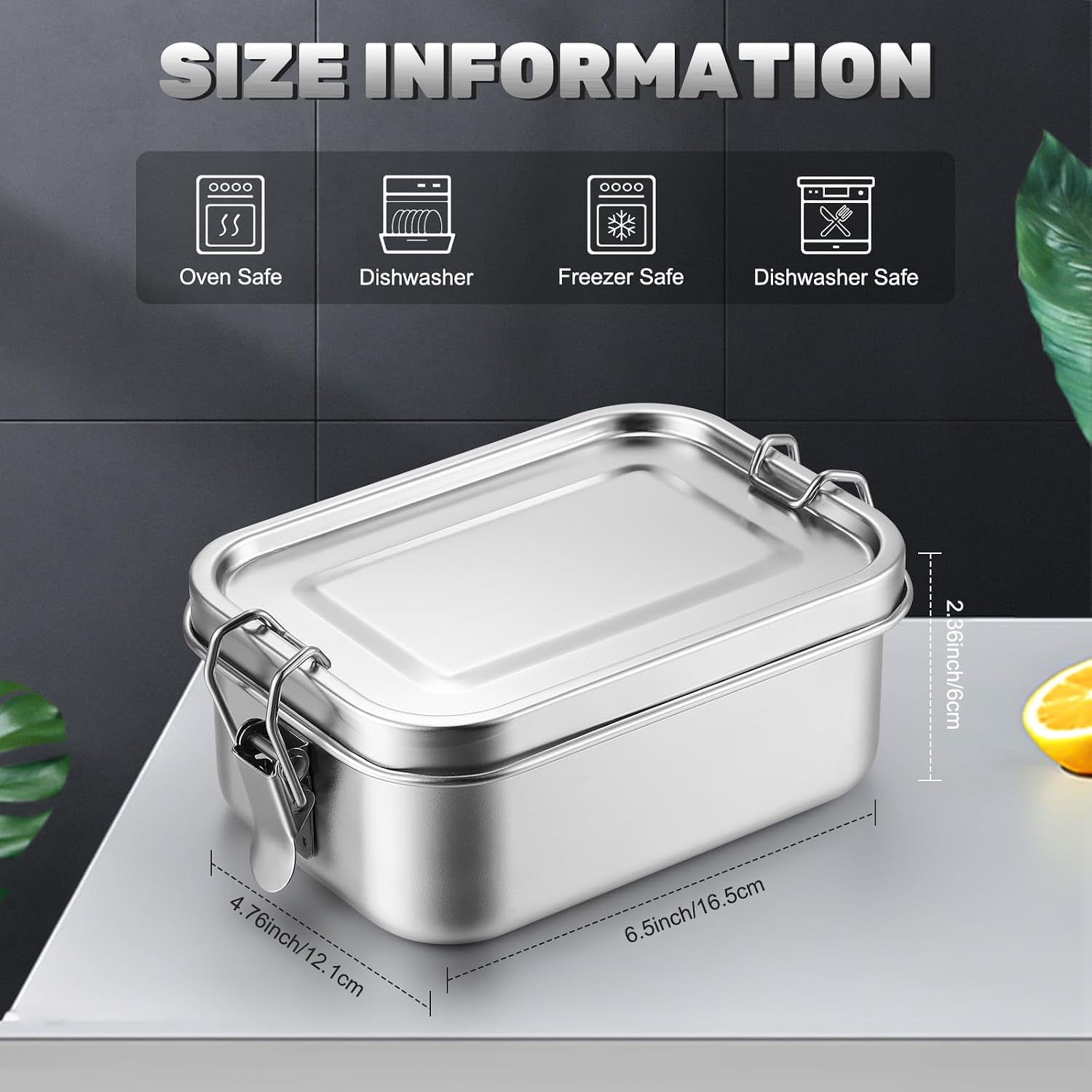 Paslanmaz Çelik Gıda Saklama K - Food Storage Prep Containers incelemesi ve fiyatı