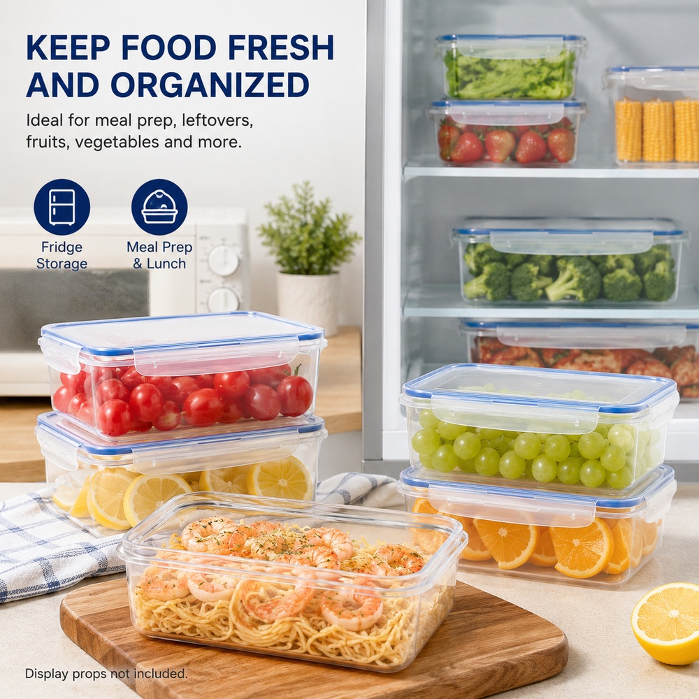 5 Adet Şeffaf Plastik Gıda Sak - Food Storage Prep Containers incelemesi ve fiyatı