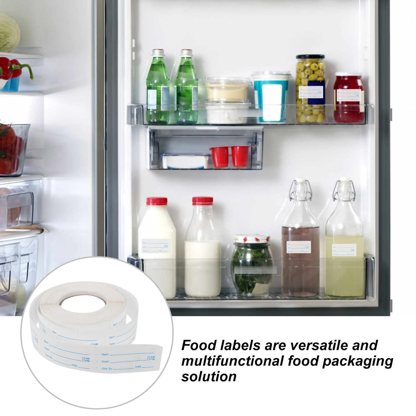 1 Rulo Tarih Etiketleri Çıkart - Food Storage Home incelemesi ve fiyatı