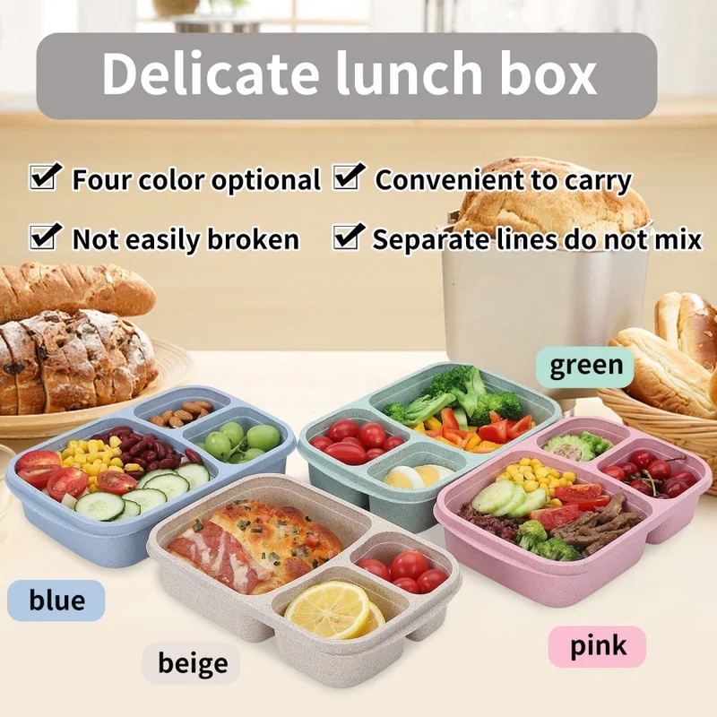 1-3 adet Bento Öğle Yemeği Kut - Food Storage Prep Containers incelemesi ve fiyatı