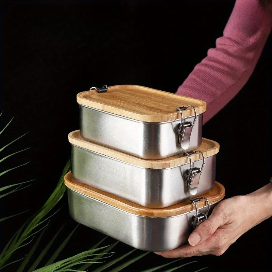 Yeni 304 paslanmaz çelik bambu - Food Storage Time incelemesi ve fiyatı