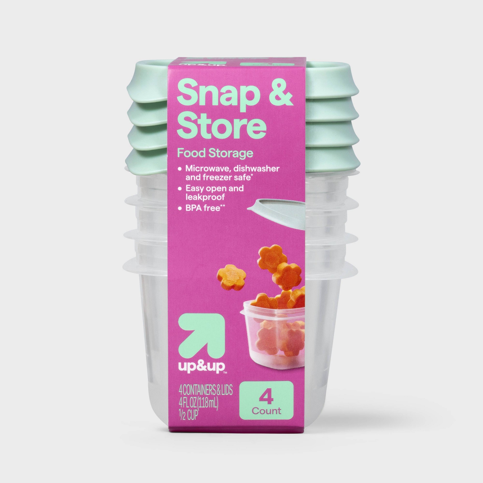 4 adet Mini Kare Yarım Bardak  - Food Storage Prep Containers incelemesi ve fiyatı