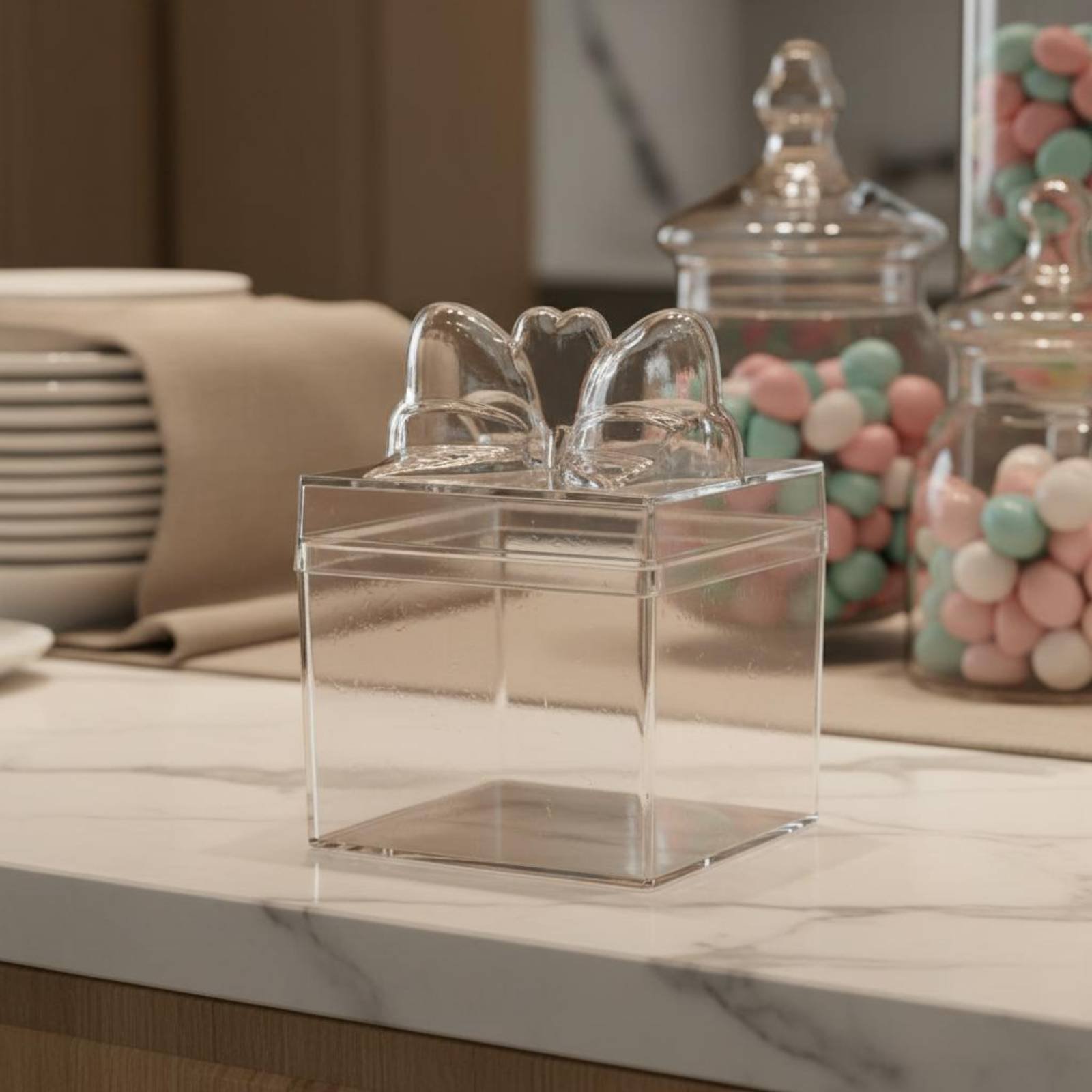 Şeffaf Plastik Şeker Kutusu Ku - Food Storage And Containers incelemesi ve fiyatı