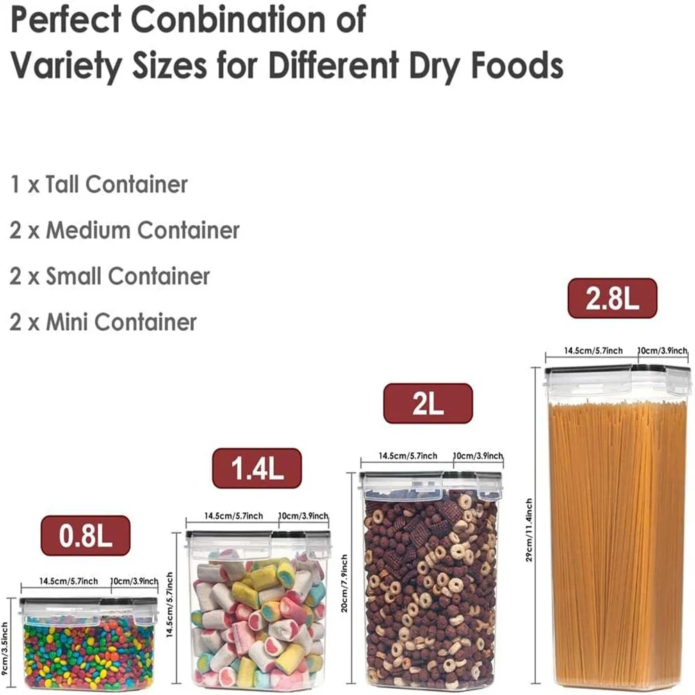 Mutfak 7 Parça Gıda Saklama Ka - Food Storage Acrylic Containers incelemesi ve fiyatı