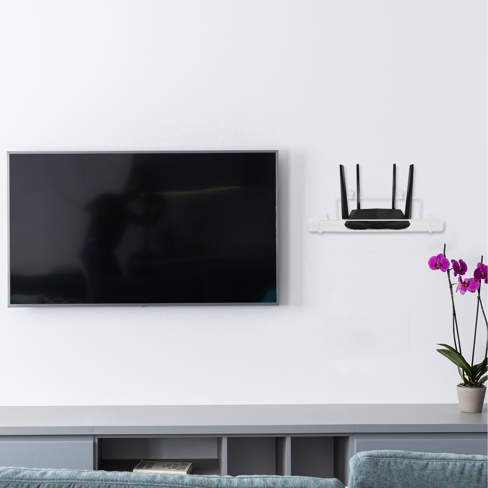 Duvara Monte Router Saklama Ra - Food Storage For Room incelemesi ve fiyatı