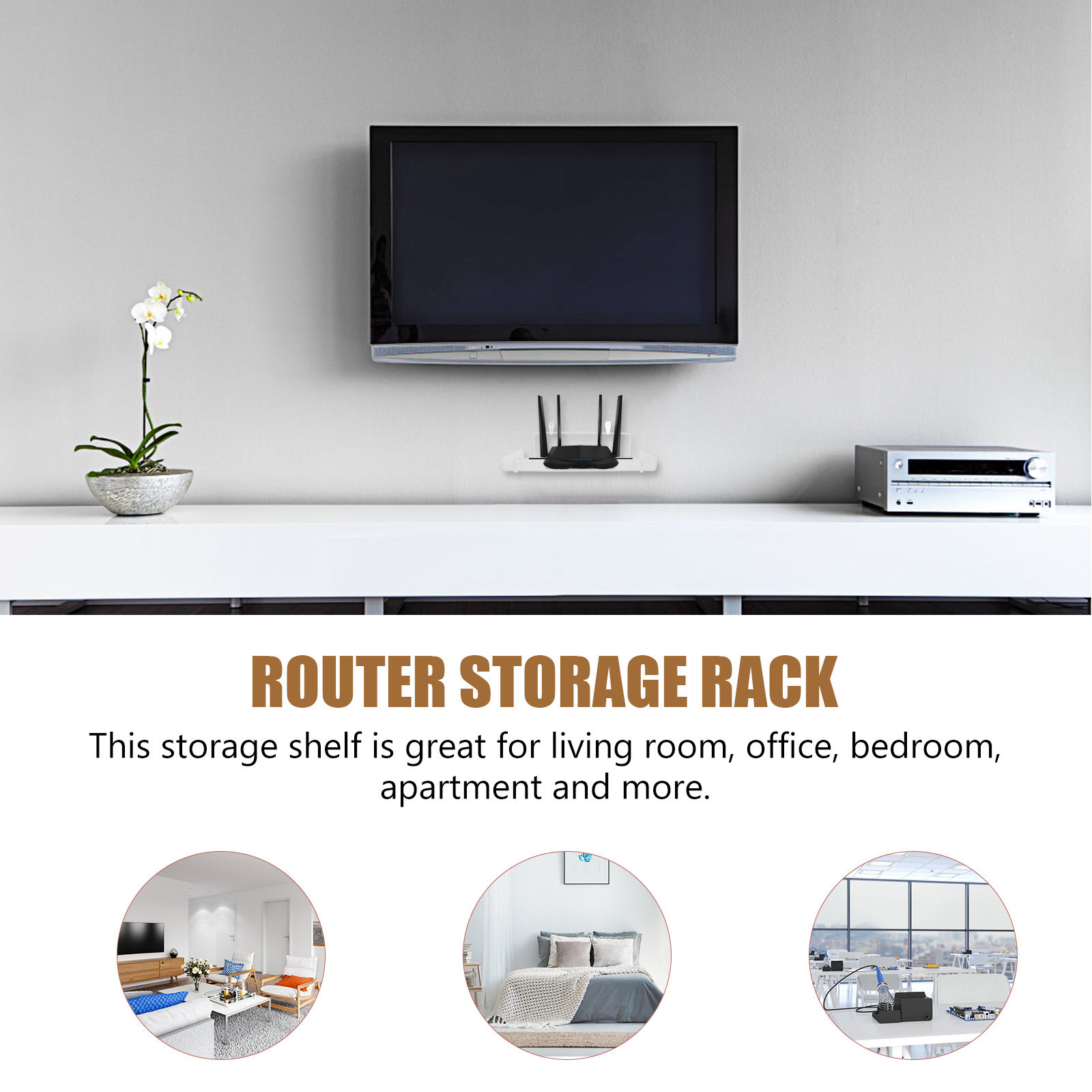 Duvara Monte Router Saklama Ra - Food Storage For Room incelemesi ve fiyatı