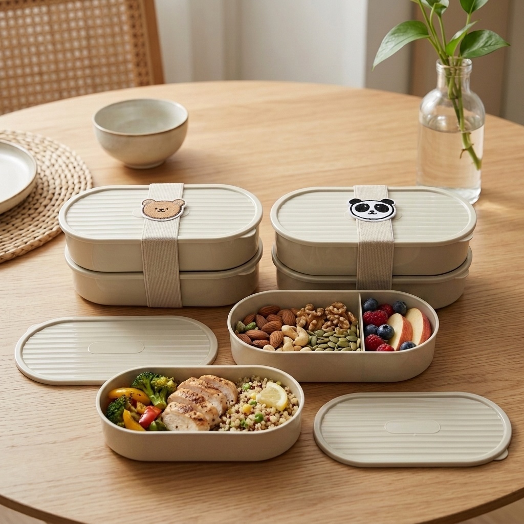 2 Adet/Set Çizgi Film Desenli  - Food Storage Kits incelemesi ve fiyatı