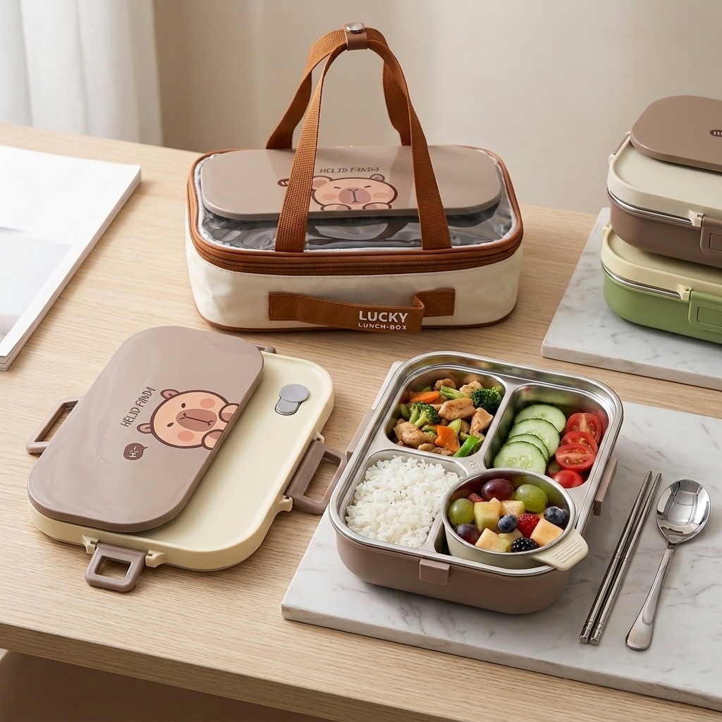 304 Paslanmaz Çelik Bento Öğle - Food Storage Kits incelemesi ve fiyatı