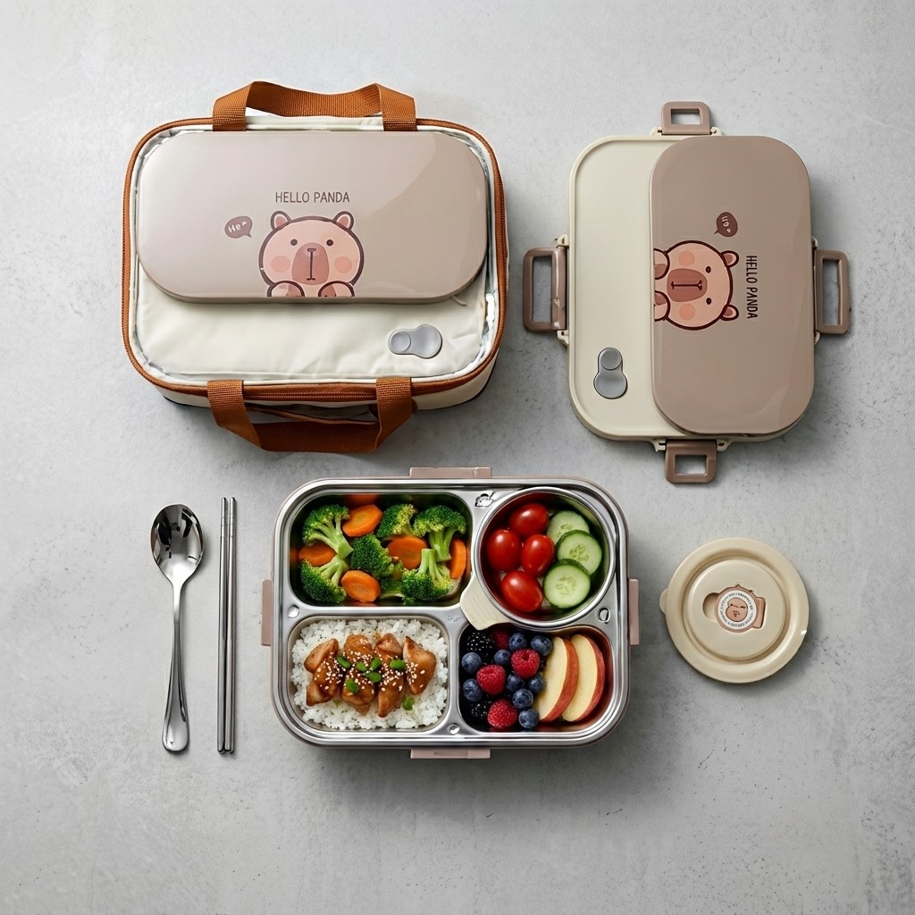 304 Paslanmaz Çelik Bento Öğle - Food Storage Kits incelemesi ve fiyatı