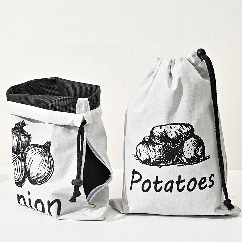 Patates Soğan Sarımsak Desenli - Food Storage Zipper incelemesi ve fiyatı