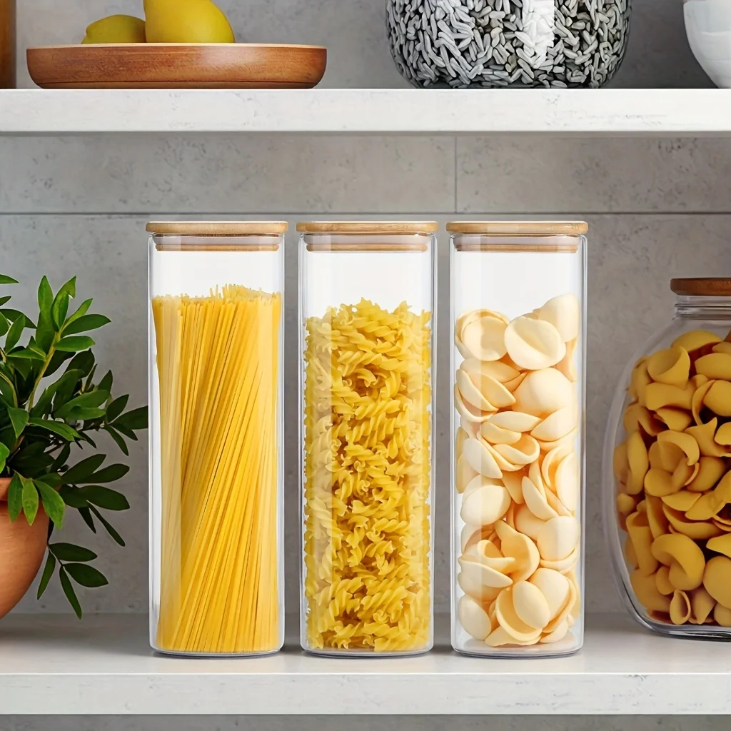 Modern 26/42oz Cam Saklama Kab - Food Storage Acrylic Containers incelemesi ve fiyatı