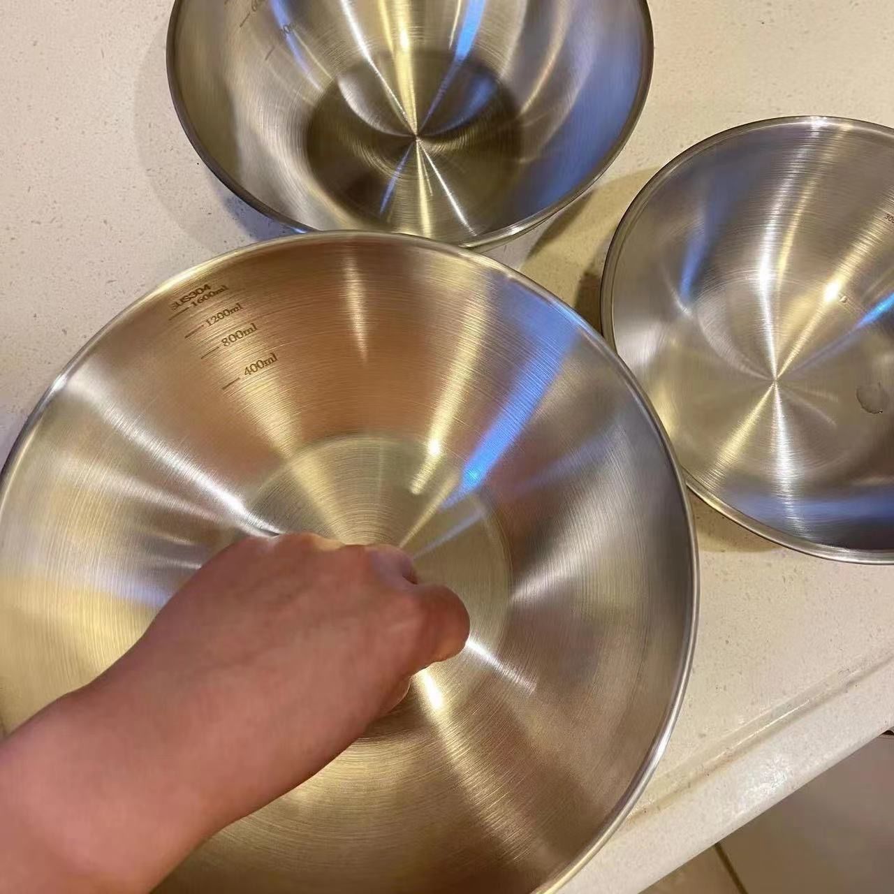 1-3 Paslanmaz Çelik Kase Seti, - Food Storage Home incelemesi ve fiyatı