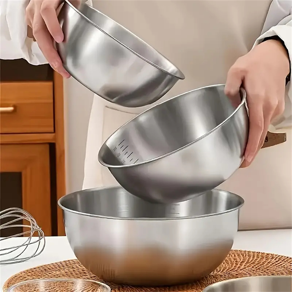 1-3 Paslanmaz Çelik Kase Seti, - Food Storage Home incelemesi ve fiyatı