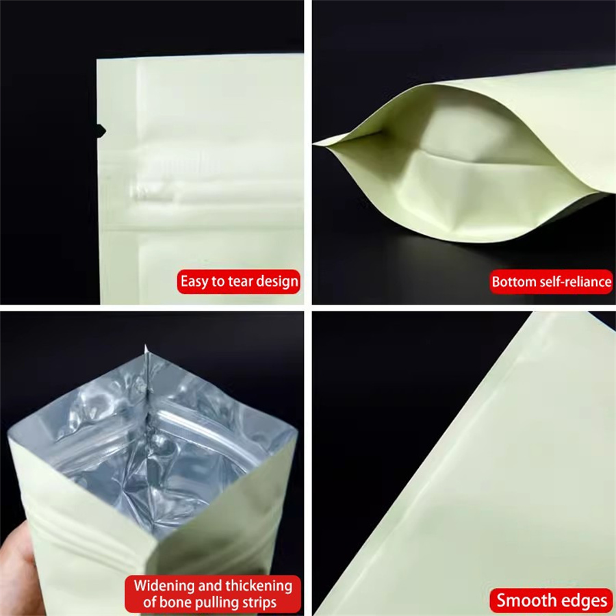 50/100 adet mat soluk sarı fer - Food Storage Zipper incelemesi ve fiyatı