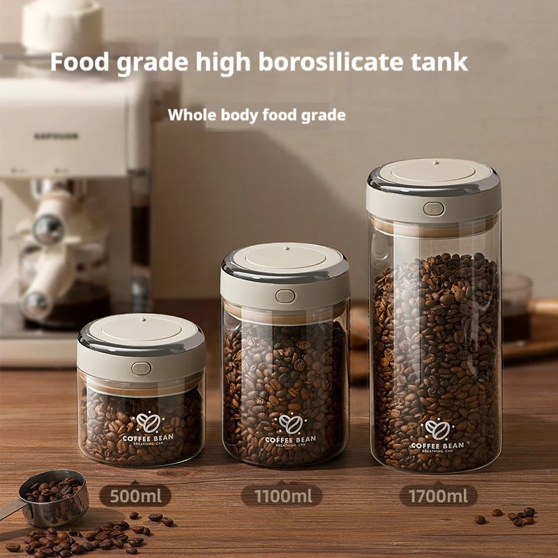 Vakumlu Gıda Sınıfı Kahve Çeki - Food Storage Acrylic Containers incelemesi ve fiyatı