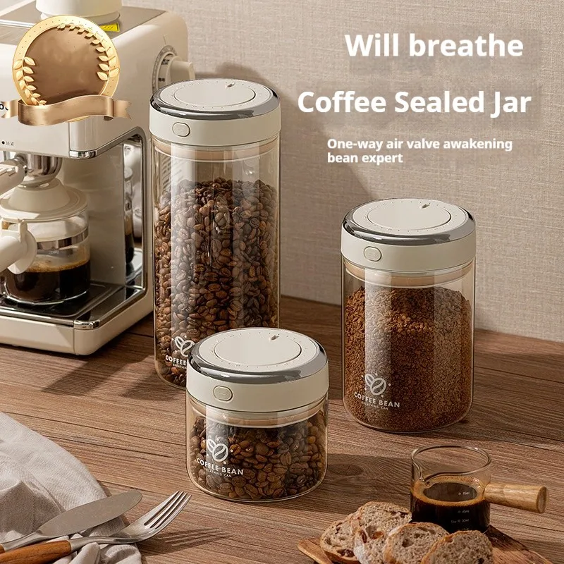 Vakumlu Gıda Sınıfı Kahve Çeki - Food Storage Acrylic Containers incelemesi ve fiyatı