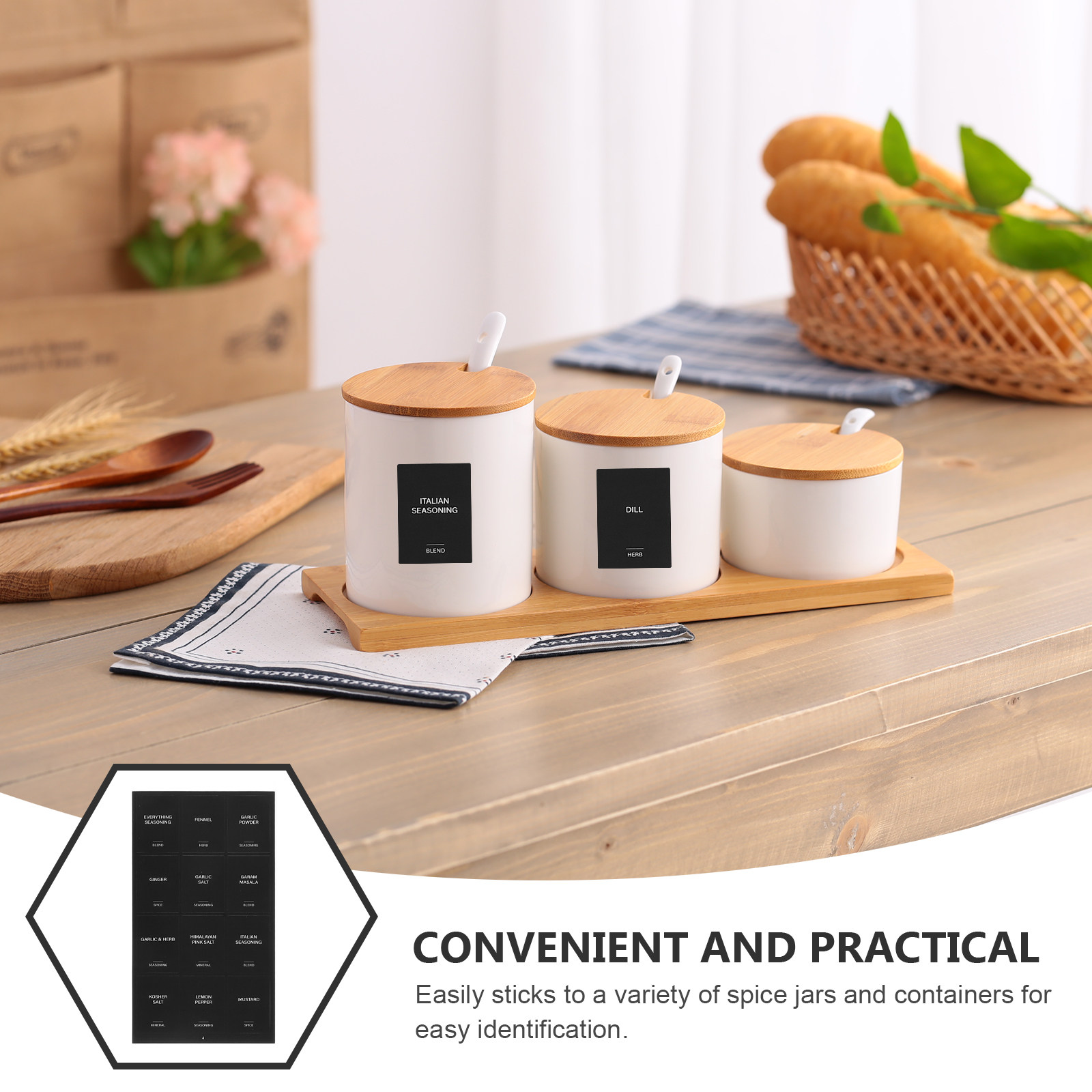 32 Adet Baharat Etiketi Su Geç - Food Storage For Pantry incelemesi ve fiyatı