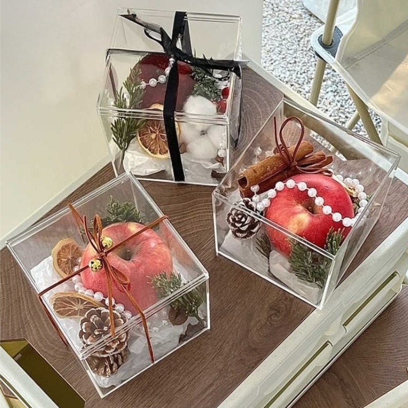 1-50 adet şeffaf akrilik kapak - Food Storage Acrylic Containers incelemesi ve fiyatı
