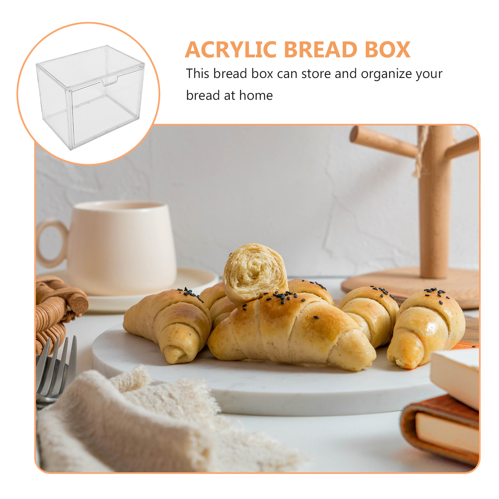 Akrilik Şeffaf Ekmek Kutusu İs - Food Storage Acrylic Containers incelemesi ve fiyatı