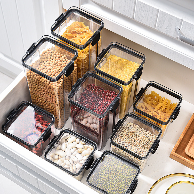 1-4 adet mühürlü kavanoz mutfa - Airtight Cereal Jar incelemesi ve fiyatı