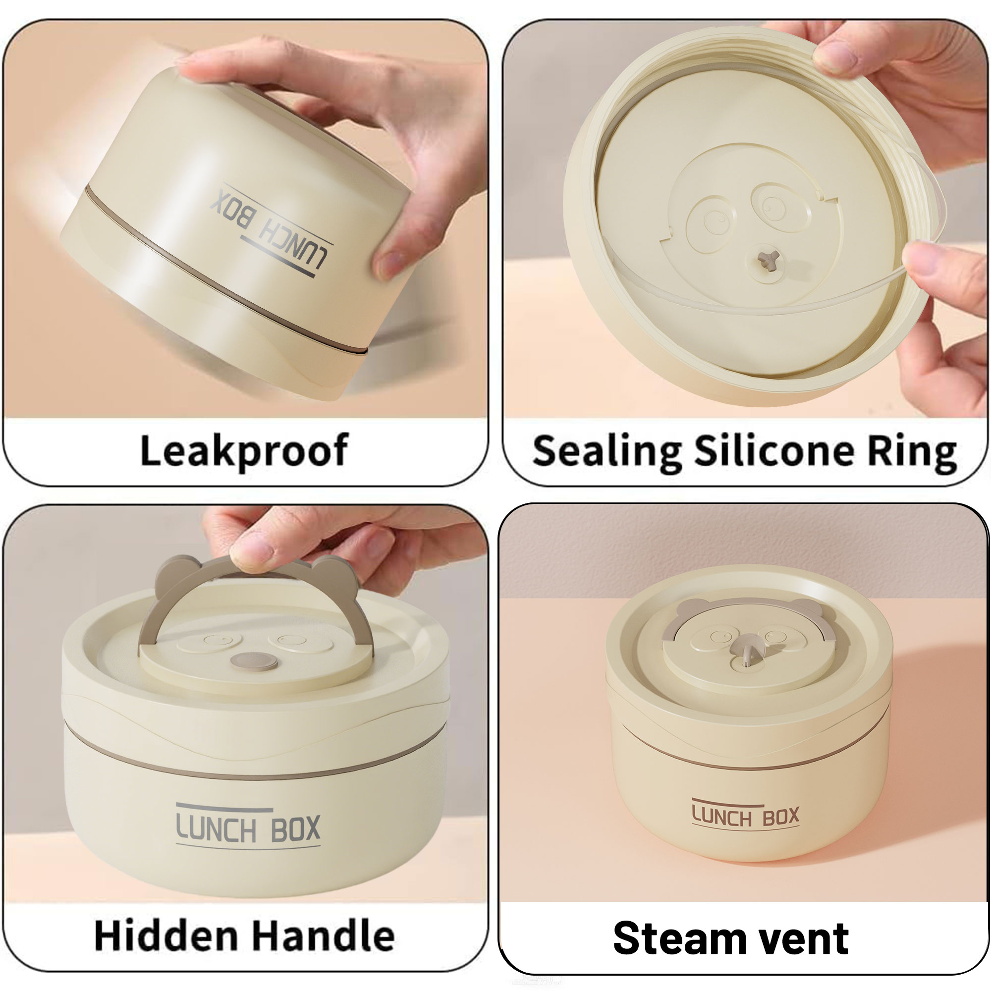 4 Adet İstiflenebilir Sızdırma - Food Storage Kits incelemesi ve fiyatı