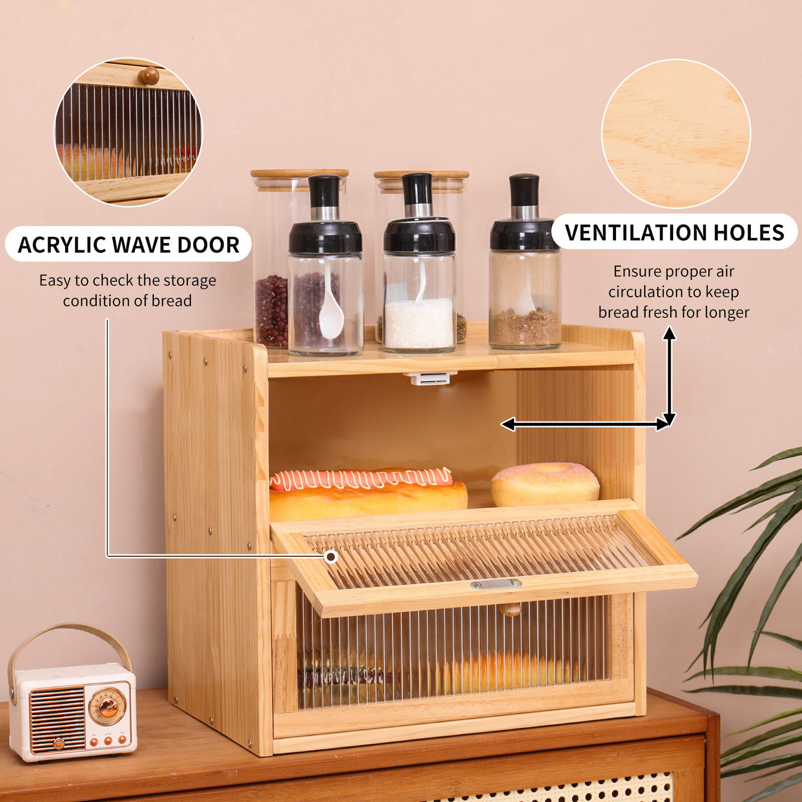 Ekmek Kutusu Ev Yapımı Ekmek S - Food Storage Acrylic Containers incelemesi ve fiyatı