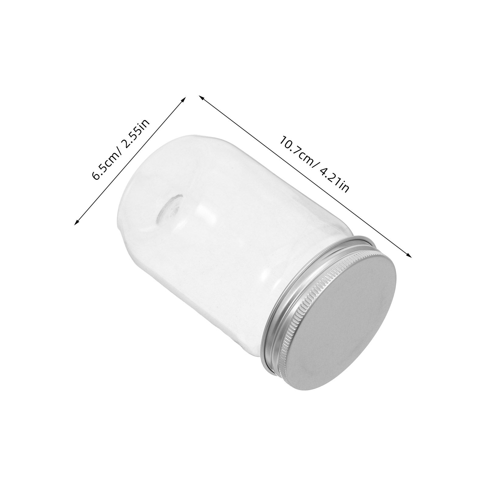 6 adet şeffaf plastik Mason ka - Food Storage Jars With Lids incelemesi ve fiyatı