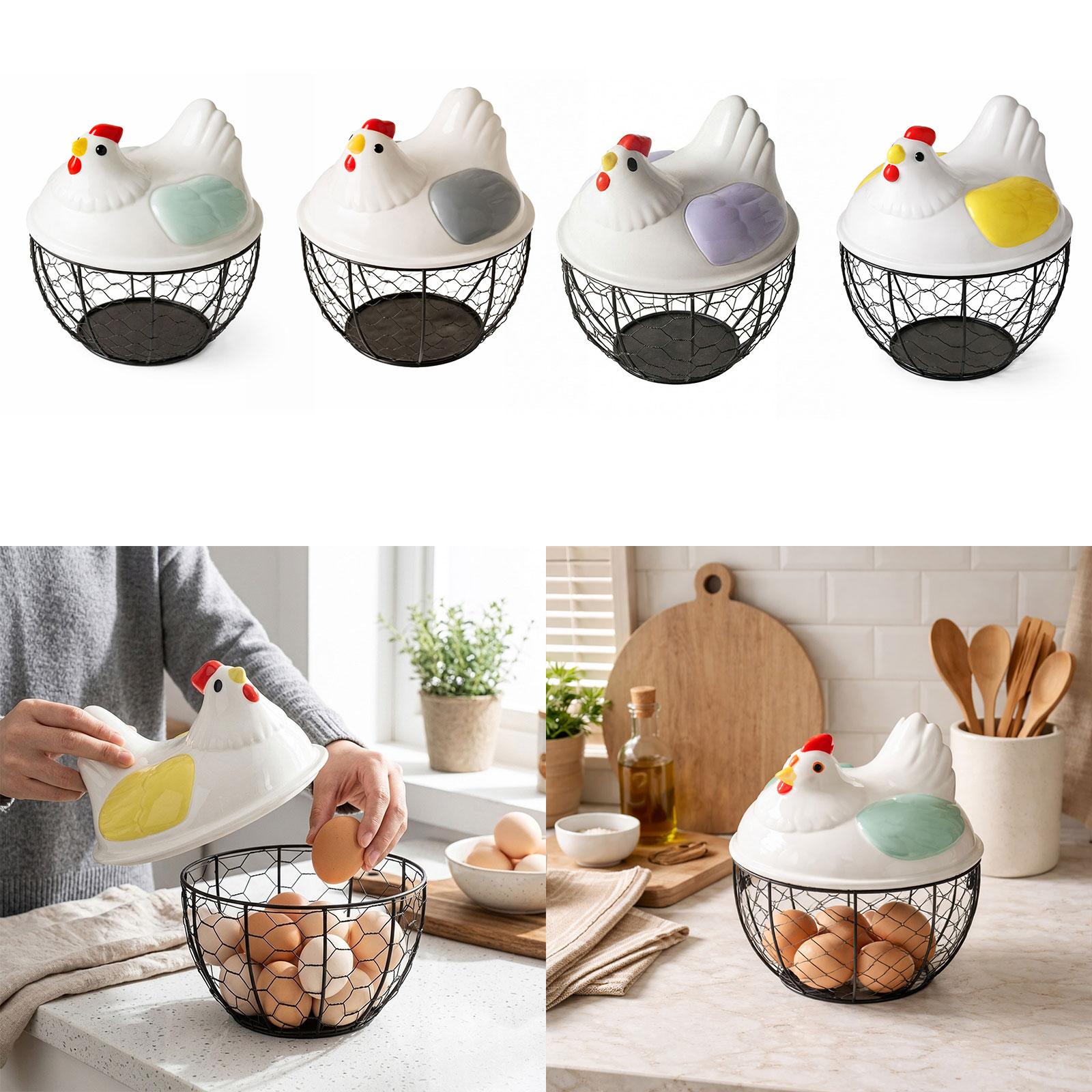 Demir Tavuk Yumurta Sepeti Çif - Food Storage For Pantry incelemesi ve fiyatı