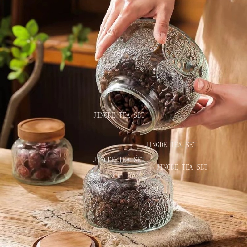 Kabartmalı Cam Saklama Kavanoz - Food Storage Jars With Lids incelemesi ve fiyatı