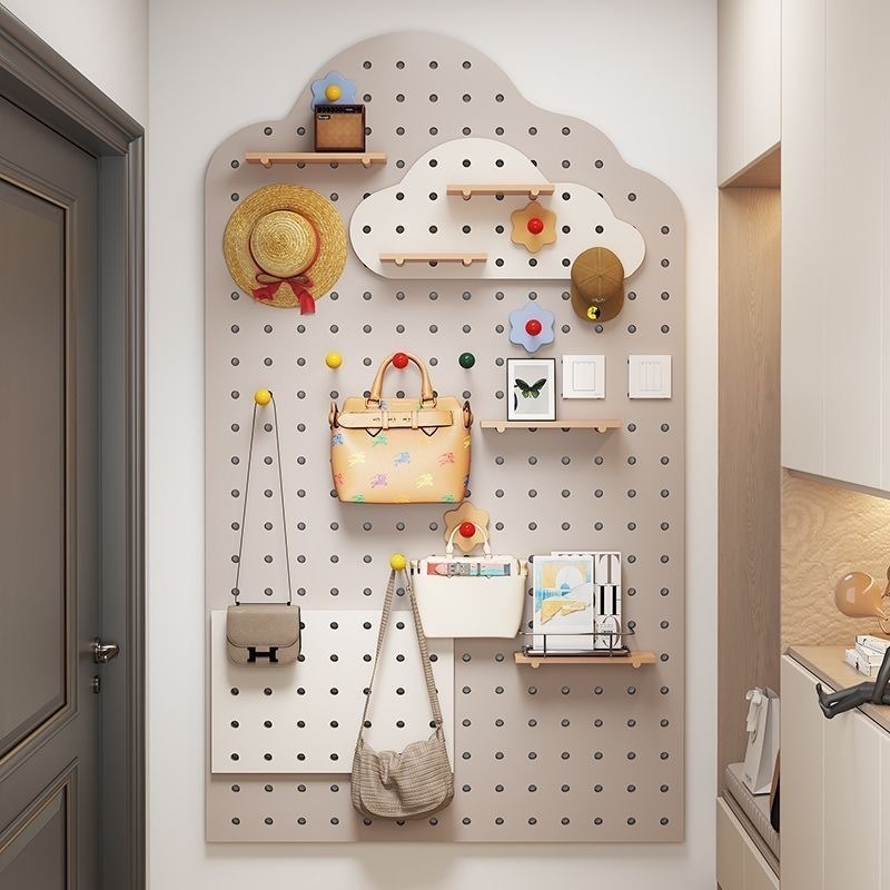 Ahşap Delikli Pano Duvar Rafı  - Food Storage Home incelemesi ve fiyatı